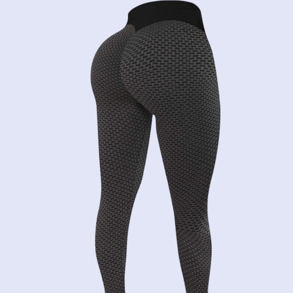 4 Pack Women High Waist Scrunch Bubble Booty Texture Leggings Casual Active Wear - Picture 4 of 6